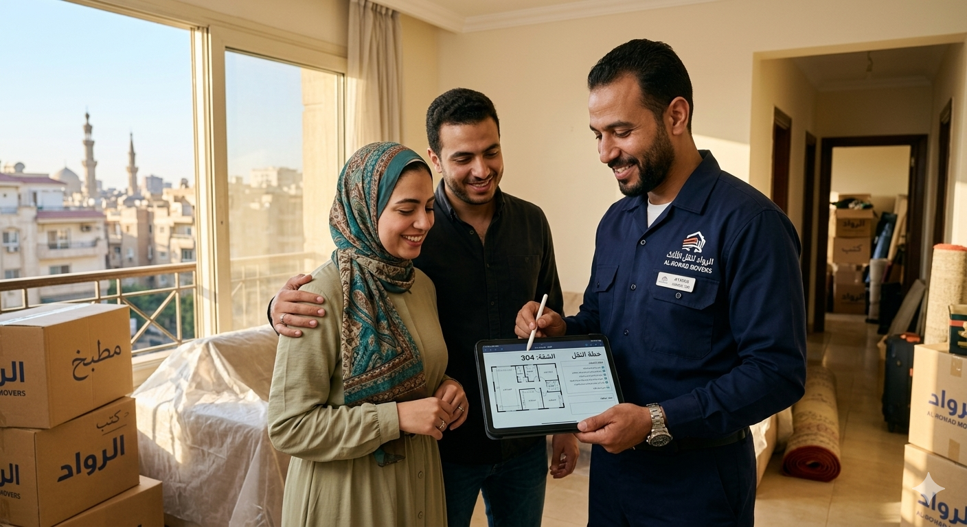 معاينة العفش قبل النقل