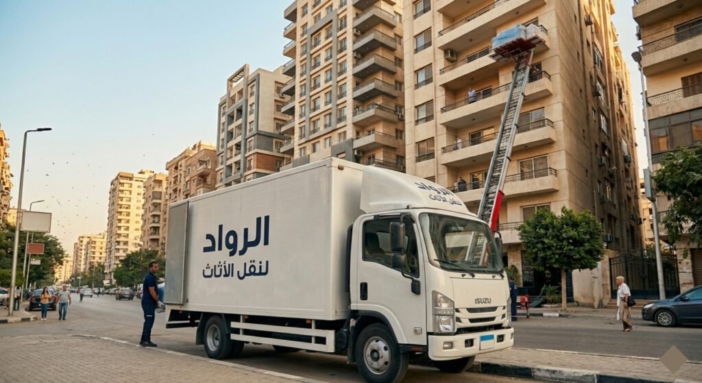 صورة واقعية ل شركات نقل الاثاث بمدينة نصر